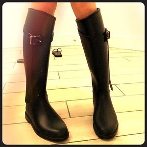 Burberry Roscot Riding Rain Boots